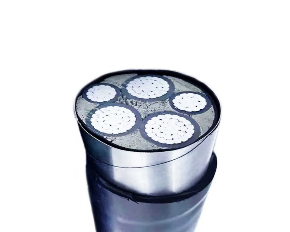 0.6/1kv Nyy-J 3X50mm2 4X50 mm2 PVC Insulated and Double Sheathed Cable