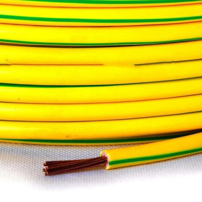 95mm&sup2; Earth Cable Copper Ground Wire - Green/Yellow 25/50/95 mm&sup2; - Professional Grade for Lightning & Fault Protection