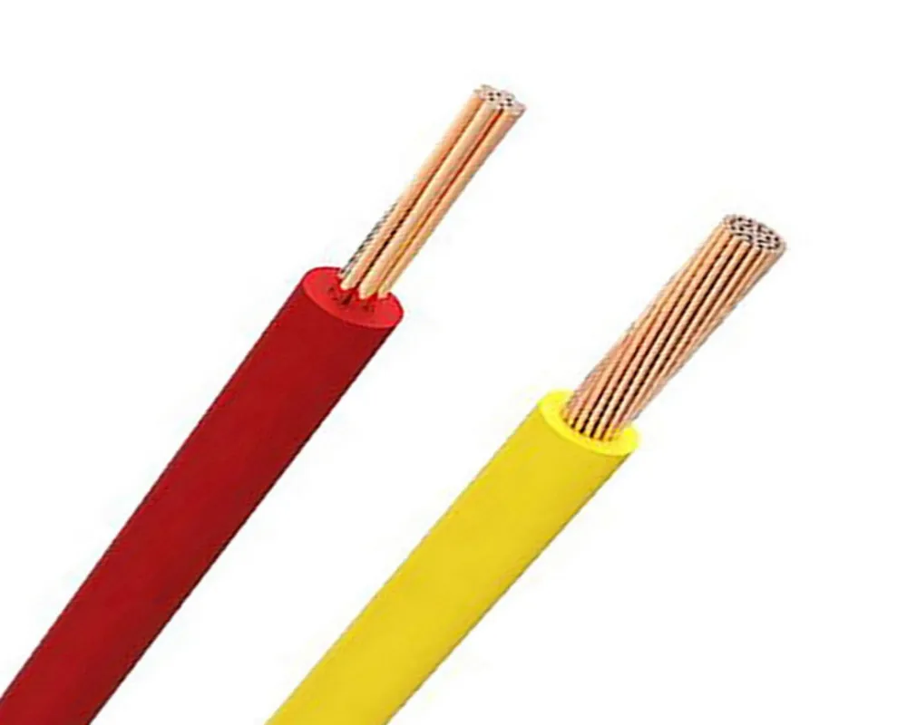600V 12 AWG Thw-Ls Copper Wire Stranded Conductor Low Smoke PVC Red/Black/Blue/White/Green