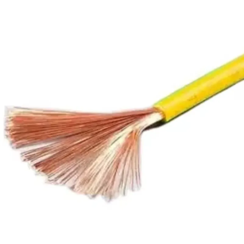 PVC Insulated Electrical Wire 1.5-6mm&sup2; G/Y Earth Cable 450/750V for House Wiring (IEC 60227)
