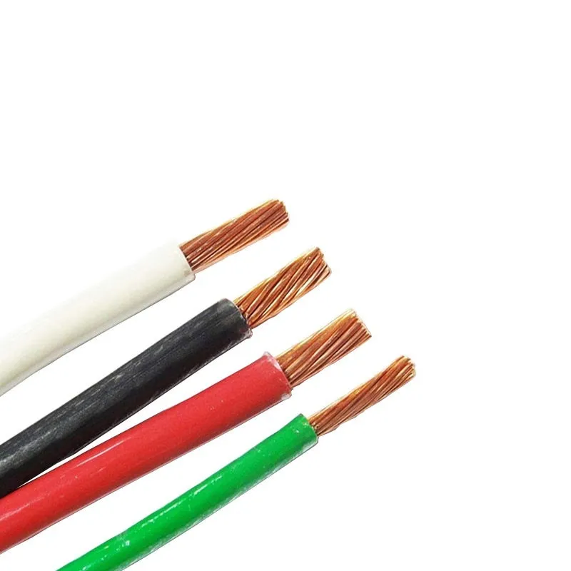 Single Core Building Wire, Flexible Pure Copper Stranded Conductor, PVC Insulation 90&deg; C, 600V, Standard Gauges (2.0/4.0/6.0mm&sup2;)