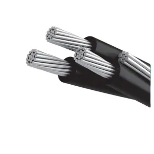 0.6/1kV Triplex ABC Aerial Bundled Cable, Aluminum Conductor, 3x16 mm&sup2;, XLPE Insulated