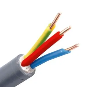 3 Core Solid Copper Cable 1.5mm&sup2; - BV Wire 3*1.5 for Lighting, Socket Circuits (100m Roll)