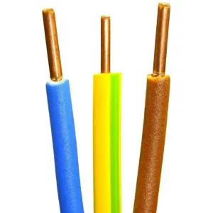 Copper Earth Cable 2.5-50mm&sup2; PVC Insulated G/Y Wire 450/750V for Electrical Grounding