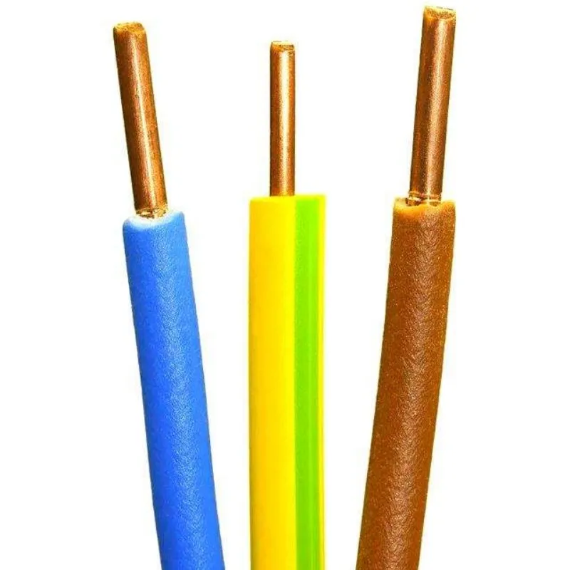 Copper Earth Cable 2.5-50mm&sup2; PVC Insulated G/Y Wire 450/750V for Electrical Grounding
