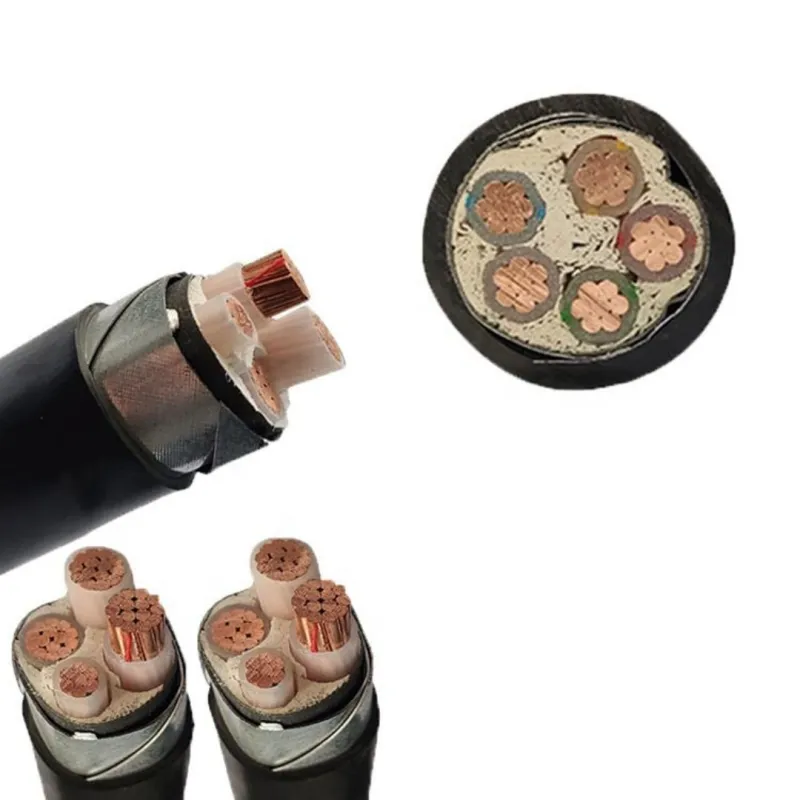 Copper Core Power Cables with Various Conductor Sections, Featuring PVC/PE/PUR Jackets for Construction Use