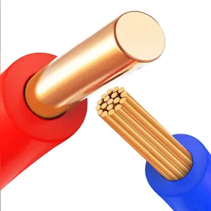 H07V-U 4mm&sup2; Solid Copper Cable for Building & Heating, 450/750V, Min. 100m Roll