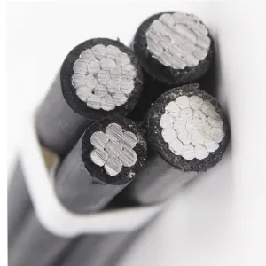 11kv HDPE Aerial Bunched Aluminum Line Copper Core Overhead Aerial Power Cable with Origin Manufacturers