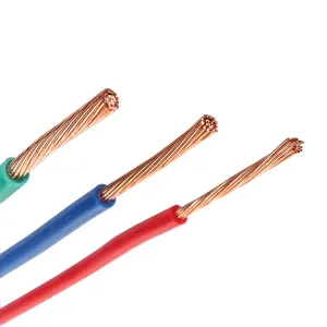 Thhn/Thwn-2 Electrical Wire - Stranded Copper, PVC Insulation, 600V - Available in 14, 12, 10, 8, 6, 1/0 AWG for House Wiring