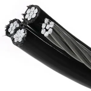 0.6/1kv Aerial Bundled Cable (ABC) , 4 Core, 95 mm&sup2; Aluminum Conductor, XLPE Insulation