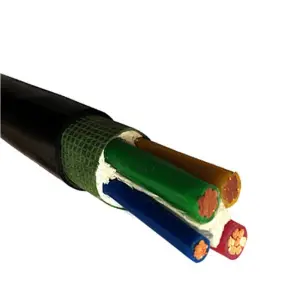 Nyy-J 4 Core Copper Cable 70mm&sup2; 95mm&sup2; 120mm&sup2; 185mm&sup2; PVC Insulated for Power Distribution, Industrial Plants