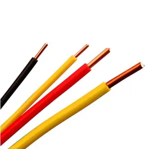 Electric Wire & Cable Rouleaux De Fil TH Electrique 1.5 2.5 4 6 Mm2 PVC Copper Core Insulated Housing Wooden Drum Fil Th 1.5mm2