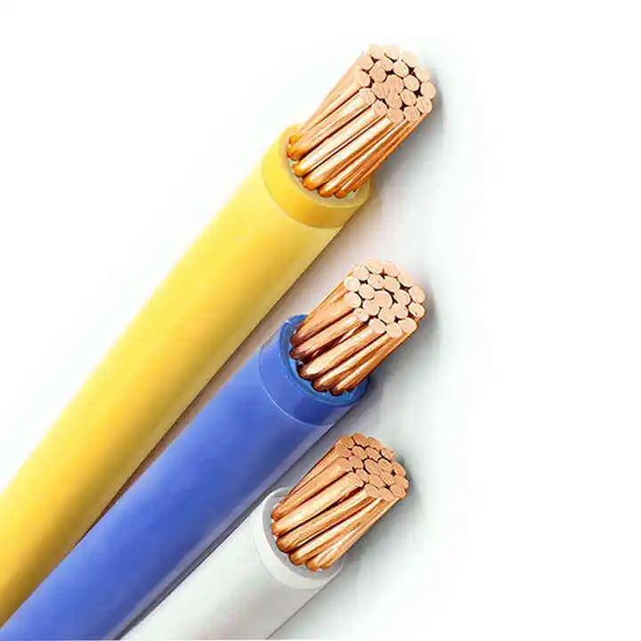 500 MCM 250mm2 Copper Building Wire Electric Cable Thermoplastic Insulated PVC Stranded Conductor 600V Rated Voltage for Heating