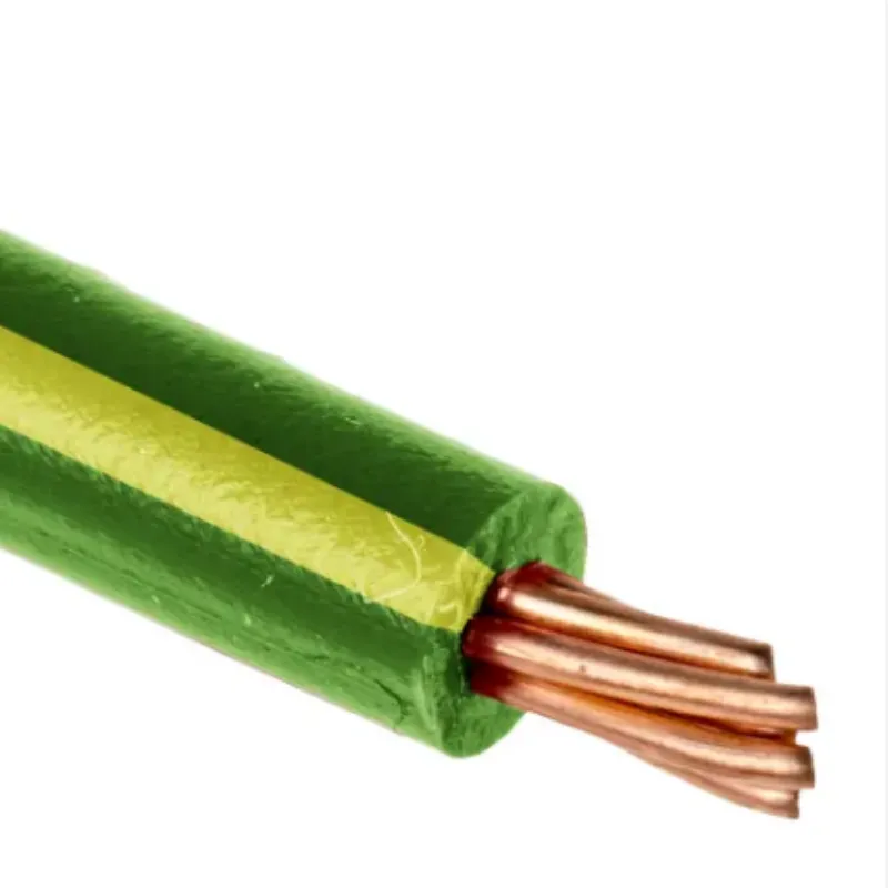 Thw Green/Yellow Grounding Wire - Earth Cable (10-70 mm&sup2;) - Heat & Moisture Resistant