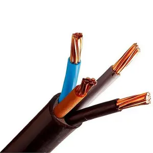 VV Cable PVC Insulated & Sheathed Copper Power Cable - 3 Core (3X1.5mm&sup2; & 3X2.5mm&sup2;) - for Fixed Wiring