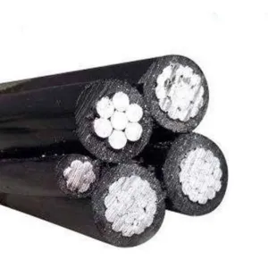 Low Voltage Round Drop Aerial Bundle 4 Core 35mm 50mm2 Circular ABC Cable Twist Overhead Line