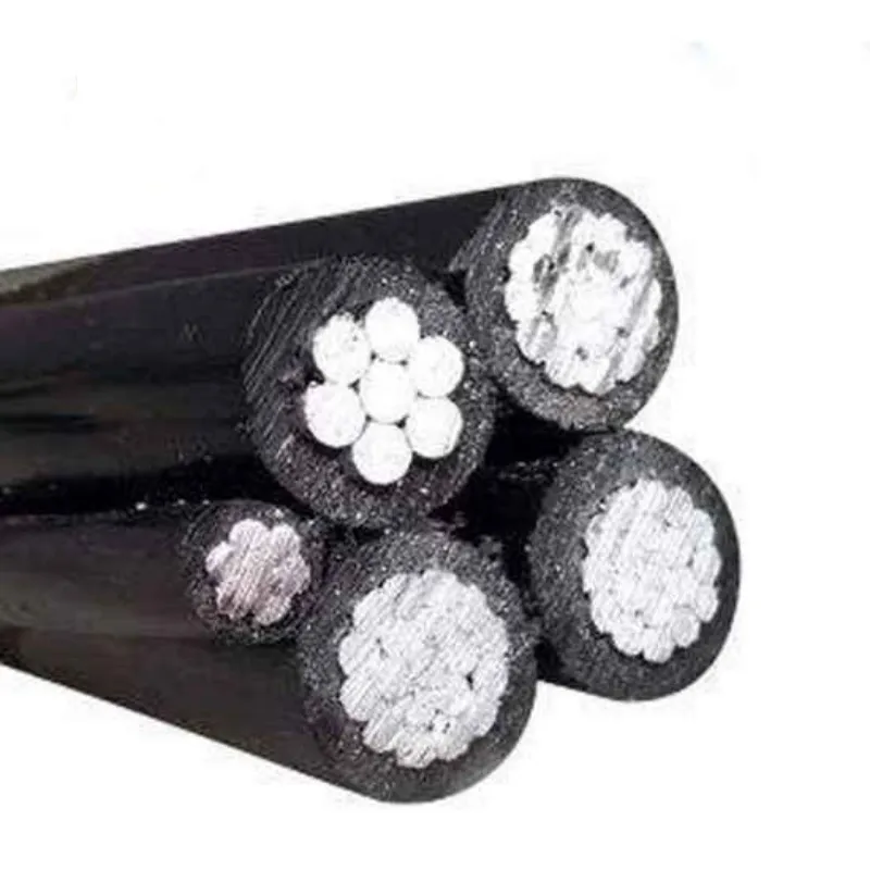 Low Voltage Round Drop Aerial Bundle 4 Core 35mm 50mm2 Circular ABC Cable Twist Overhead Line