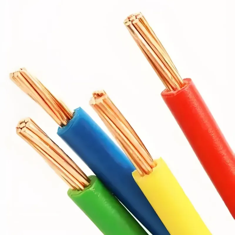 Thhn Thwn-2 Building Wire 600V Stranded Copper PVC Nylon Insulation Sizes 4/0 3/0 1/0 2 AWG 10 AWG 12 AWG