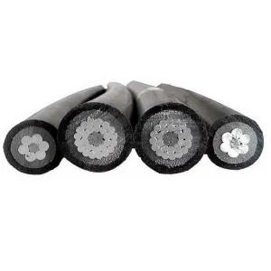 Conductor Poply XLPE PE Insulated Anona 336.4mcm Covered Line Wire AAC Aluminum Conductor Cable 600V
