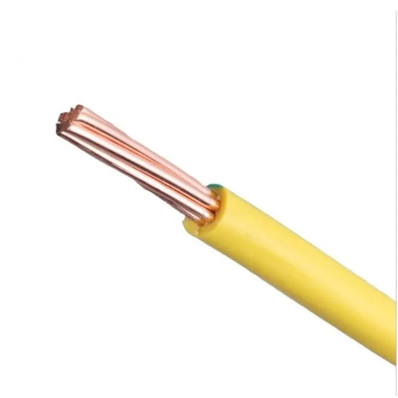 Earth Yellow Green Wire Copper Ground Earth Cable 35mm2 35mm 50mm2 50mm Electrical Wire Copper Core PVC Insulation Insulated