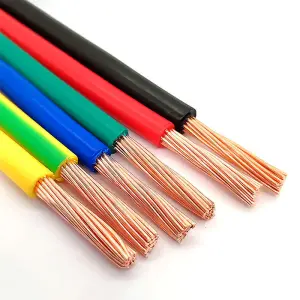 60mm&sup2; Stranded Copper Conductor PVC Insulated Cable, 450/750V