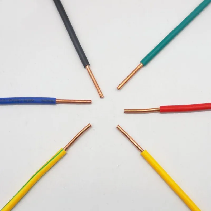 Copper Conductor Wire Flexible Yellow Green 1x10mm2 1x16mm2 1x25mm2 1x35mm2 H05V-K H07V-K NYAF Single Core Earth Cable