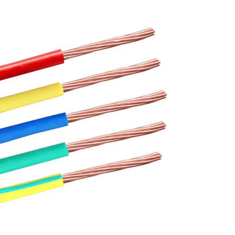 Fil &Eacute; Lectrique H07V-U 1.5mm&sup2; 2.5mm&sup2; 4mm&sup2; 6mm&sup2; - Cuivre Rigide Sur Rouleau Bois - Bleu, Rouge, Vert/Jaune