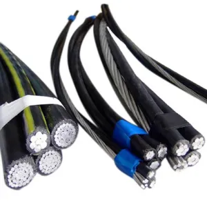 Low Voltage 4 Core Aluminium Aerial Bundled Cable (ABC) for Nigeria - Price List (Available Sizes: 16mm&sup2;, 35mm&sup2;, 50mm&sup2;, 70mm&sup2;, 95mm&sup2;)