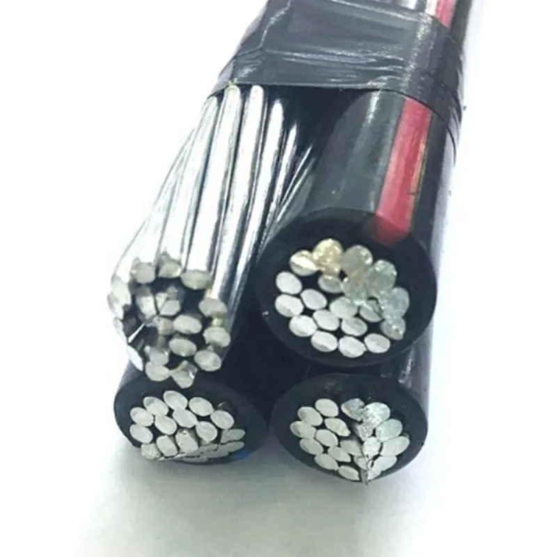 1kv Aerial Bundle Cable (ABC) , 4 Core, XLPE Insulated, Aluminum Alloy Conductors, 3X95mm&sup2; + 1X54mm&sup2; , for Overhead Power Distribution Networks