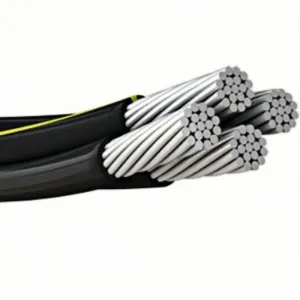 0.6/1kV 4 Core ABC Aerial Bundled Cable, Aluminum Conductor, 4x95 mm&sup2;, XLPE Insulated