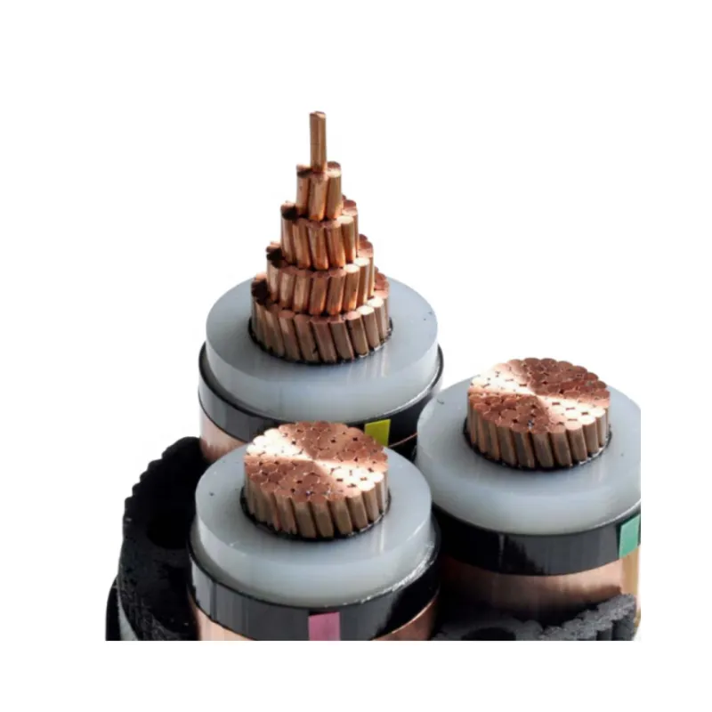 Cu/XLPE/Cts/PVC 8.7/15kv 350 Mcm 175mm2 133% Bil 3-Core Power Cable Ground Copper Tape Shield XLPE Insulated PVC Sheathed Power