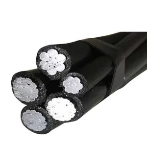 1 - Aeks Aerial Bunched XLPE Aluminum Cables 2X10 Sqmm, 2X16mm2 ABC Cable