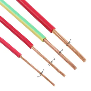 12/10/8/6 AWG Thhn Solid Copper Wire 600V Flame Retardant PVC