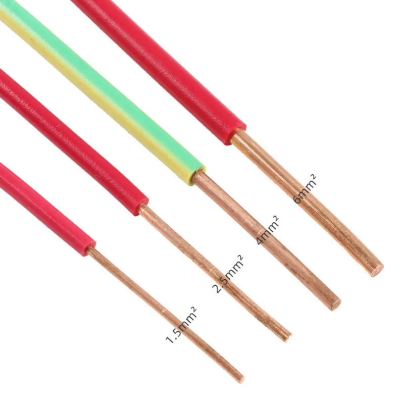 12/10/8/6 AWG Thhn Solid Copper Wire 600V Flame Retardant PVC
