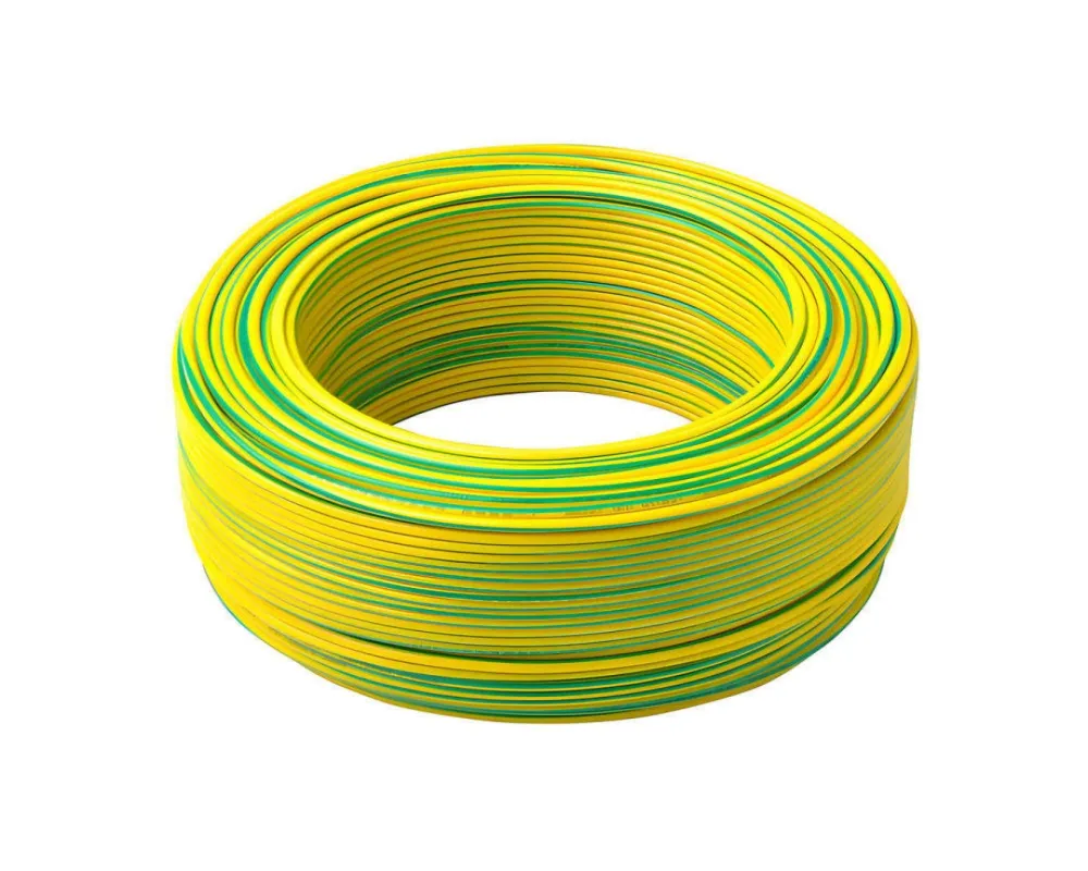 1c X 10mm&sup2; PVC Insulated Stranded Copper Earthing Cable (Yellow-Green)