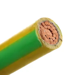 600V Single Core Green/Yellow Stranded Copper PVC Electrical Grounding Wire - 70mm&sup2; & 100mm&sup2;