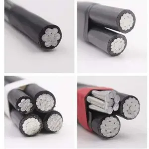 ABC Cable 4 Core 10mm&sup2; 16mm&sup2; 25mm&sup2; - XLPE Insulated, Aluminum Overhead Cable, Low Voltage Power Line