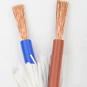 Rvv 2 Core Flexible Electric Cable 1.5/2.5/4mm&sup2; Pure Copper Core PVC Insulated Black/White Jacket for Industrial Use