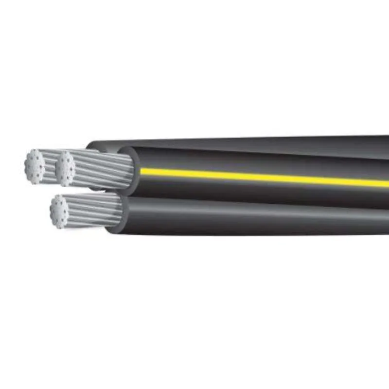 Triplex 4/0-4/0-2/0 ACSR ABC Service Drop Cable - XLPE Insulated, Aluminum Conductor