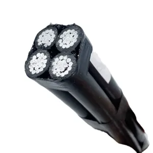 ABC Aerial Bundled Cable 0.6/1kv - 3X95mm&sup2; + 1X50mm&sup2; , AAAC Conductor, XLPE Insulated