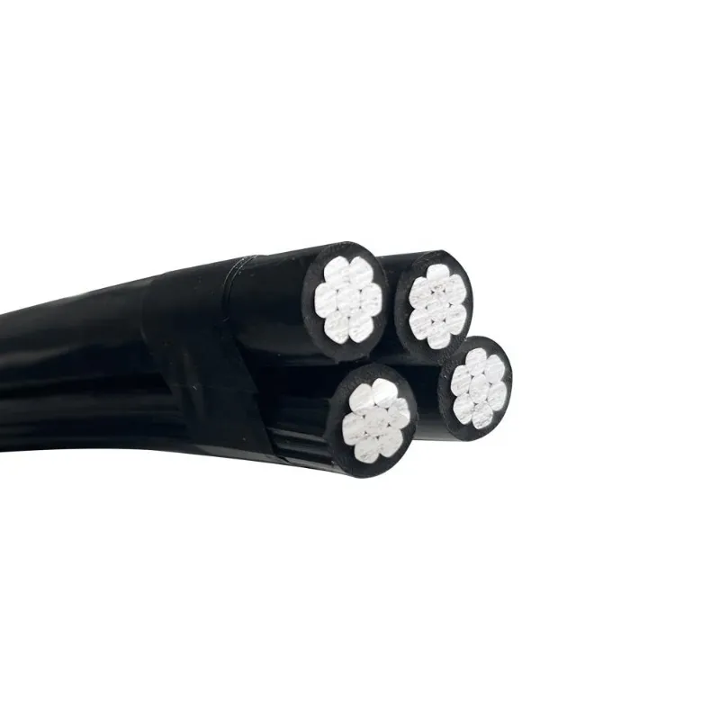 Quadruplex Aluminum Service Drop Cable 4/0-4/0-4/0-2/0