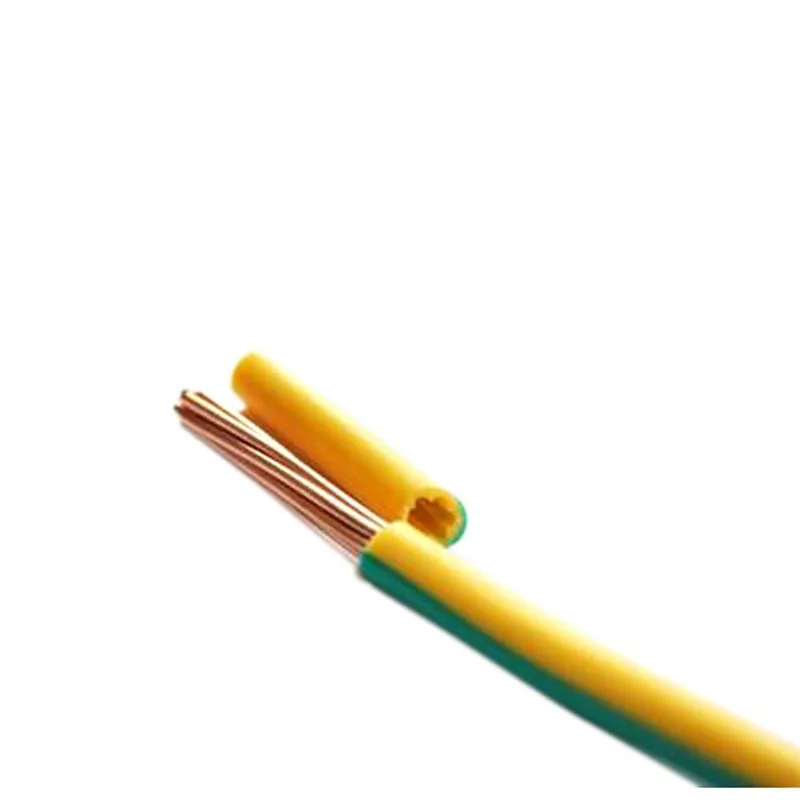 Yellow-Green Electric Wire for House Wiring Set: Flexible Ground Cable, 6-25mm&sup2;