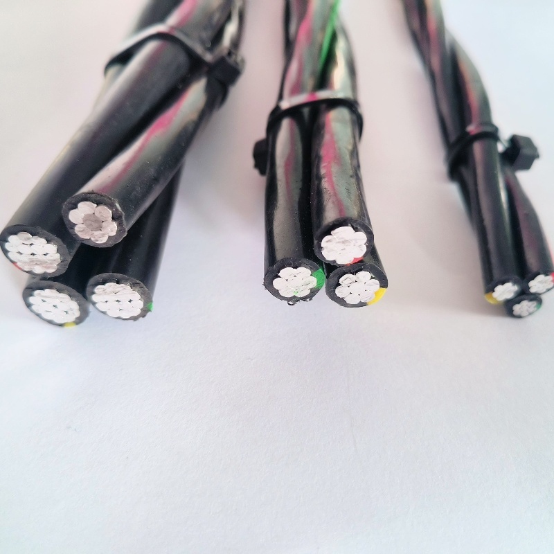 Aerial Bundled ABC Power Cable 4 Core 16mm&sup2; XLPE Insulated Aluminum Overhead Cable