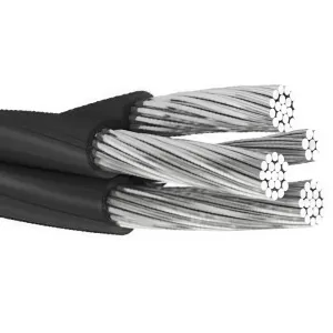 Aerial Bundle Cables 4x16 2x16 4x70 2x25 2x50 4x50 4x95 4x25+16 4x95+16 4x70+16 LXS ABC Cable - XLPE Insulated Aluminum Conductor for Overhead Power Lines