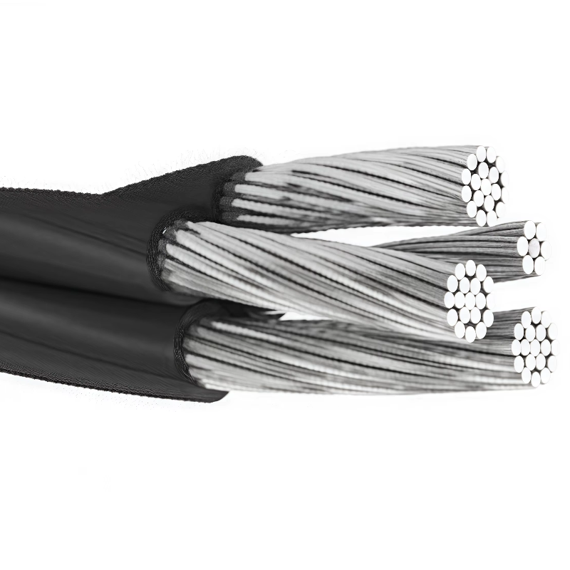 Aerial Bundle Cables 4x16 2x16 4x70 2x25 2x50 4x50 4x95 4x25+16 4x95+16 4x70+16 LXS ABC Cable - XLPE Insulated Aluminum Conductor for Overhead Power Lines