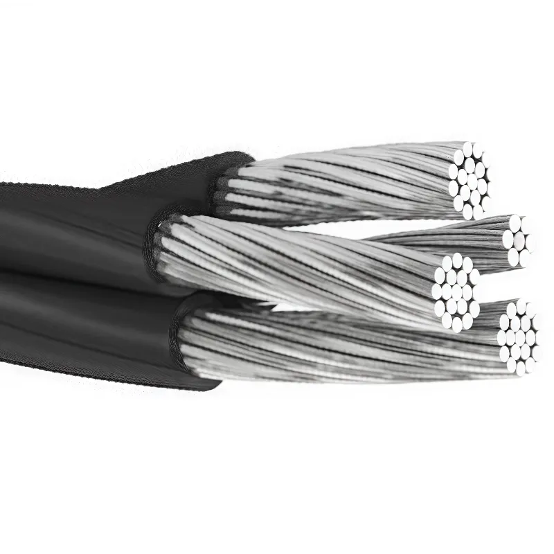 Aerial Bundle Cables 4x16 2x16 4x70 2x25 2x50 4x50 4x95 4x25+16 4x95+16 4x70+16 LXS ABC Cable - XLPE Insulated Aluminum Conductor for Overhead Power Lines