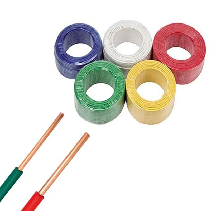 BV Household Electrical Wire 450/750V Copper Conductor PVC Insulated Cable for Fixed Wiring Installation