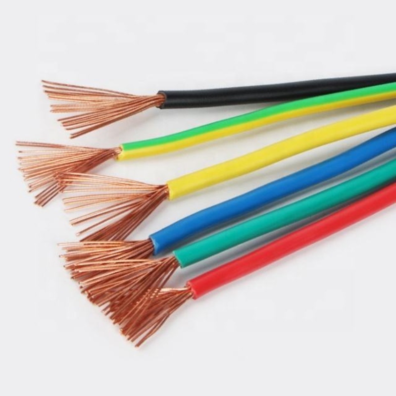 High Quality Household Wire PVC Single Core Wire Hard Conductor Lighting Power Cable Non-sheathed Cable Home 450/750V BVR 4mm