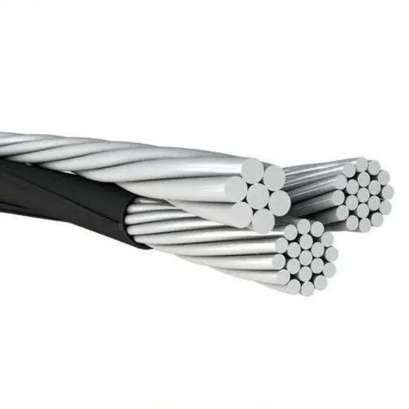 Duplex 2/0-2/0 AWG Aluminum Service Drop Cable - XLPE Insulated for Overhead Applications