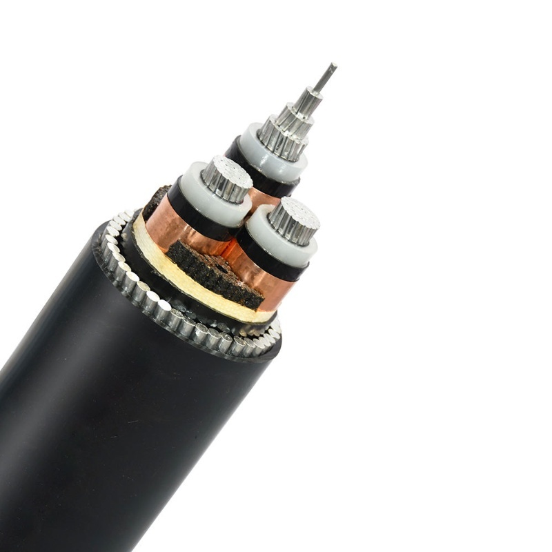 33kv High Voltage 16mm 25mm 50mm2 50mm 70 mm 90mm 95mm 100mm 150mm 400mm2 Armoured XLPE PVC Aluminium Electric Cable Price